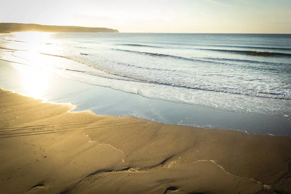 Sand Und Wellen Weiß — Stockfoto