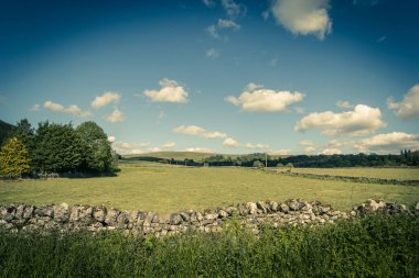 Mahlam köyünde güzel manzara, Yorkshire Dales, Ingiltere, İngiltere