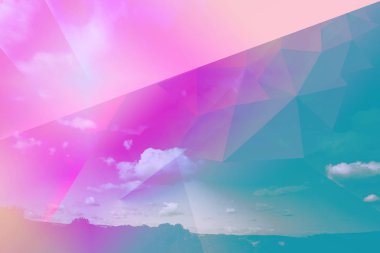 Yorkshire Dales, Ingiltere alanları üzerinde rüya gibi pembe gökyüzü.