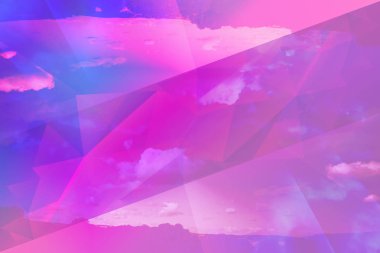 Yorkshire Dales, Ingiltere alanları üzerinde rüya gibi pembe gökyüzü.