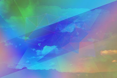 Yorkshire Dales, Ingiltere alanları üzerinde rüya gibi pembe gökyüzü.