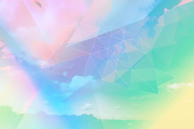 Yorkshire Dales, Ingiltere alanları üzerinde rüya gibi pembe gökyüzü.