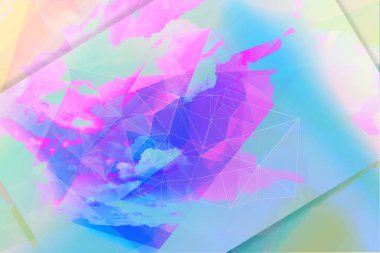 Yorkshire Dales, Ingiltere alanları üzerinde rüya gibi pembe gökyüzü.