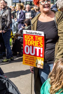 Glasgow, İskoçya, 31 Ağustos 2019. 'Darbeyi durdurun': Glasgow, George Meydanı'nda protestolar. 