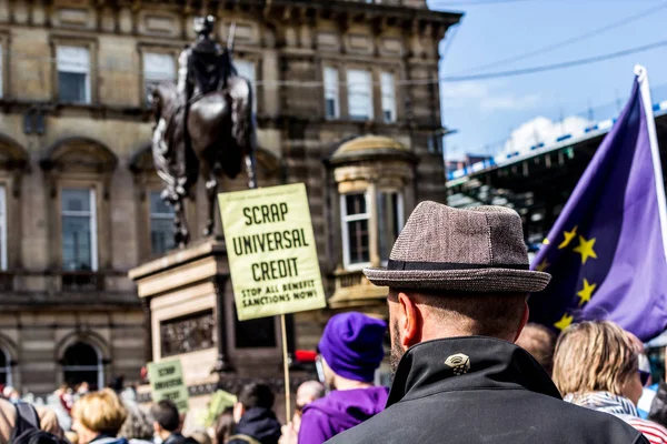 Glasgow Scozia Agosto 2019 Stop Colpo Stato Proteste Glasgow George — Foto Stock