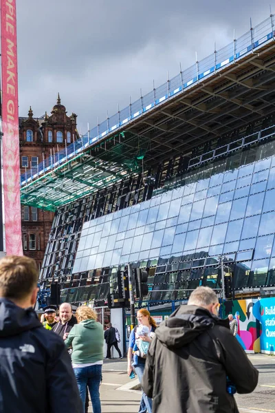 Glasgow Écosse Août 2019 Personnes George Square Avec Vue Sur — Photo
