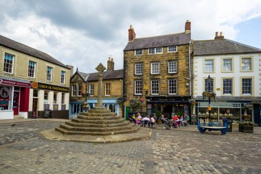 16, 07, 2019, Alnwick Northumberland, İngiltere, Uk, Eski Pazar Yeri