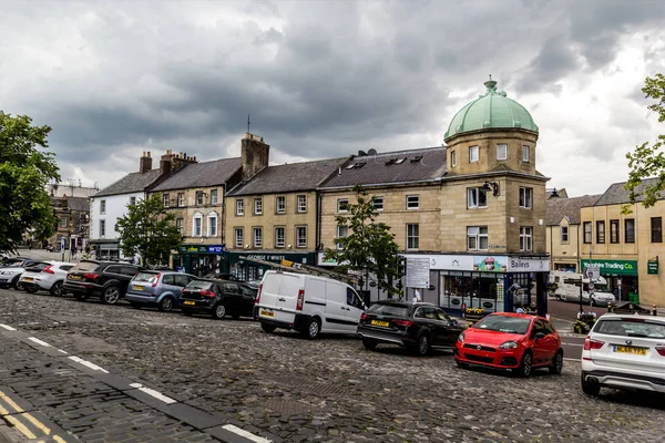 2019 Alnwick Northumberland Engeland Verenigd Koninkrijk Oude Markt — Stockfoto