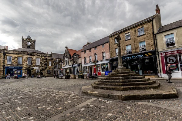 2019 Alnwick Northumberland England Old Market Place — Foto de Stock