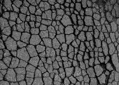 Kırık asfalt dokusu arka plan, asfalt yol hasarı asfalt beton surfac