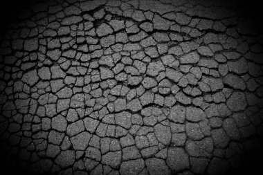 Kırık asfalt dokusu arka plan, asfalt yol hasarı asfalt beton surfac
