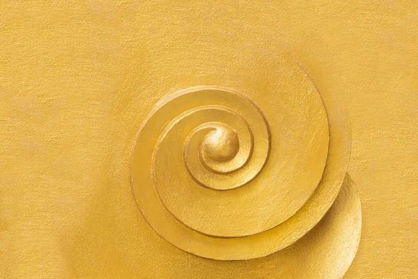 Textura Oro Con Patrón Espiral Elegancia Fondo Textura Pared Oro —  Fotos de Stock