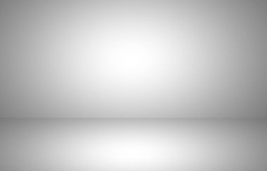 Soyut gri stüdyo gradyan duvarı ve zemin arkaplanı boş odada modern şablon grafik yaratıcı tasarımı, pürüzsüz arkaplan dokusu duvar kâğıdı ve stüdyo spac