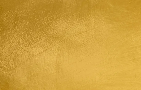 Texture Mur Fond Peinture Dorée Brillante Jaune Sur Surface Mur — Photo