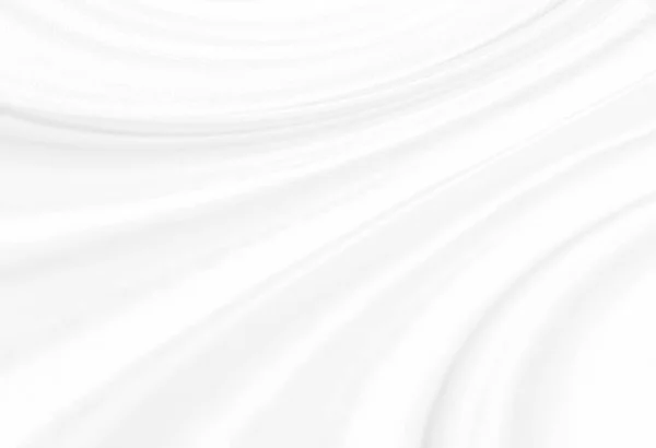 Белый Абстрактный Фон Белой Текстуры Ткани Элегантной Мягкой Волной Изогнутый — стоковое фото