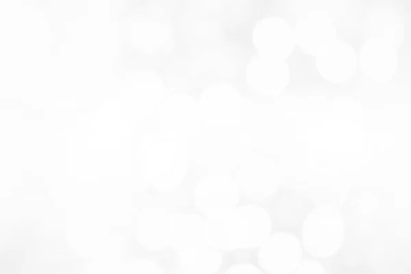 Белый Боке Светлый Фон Абстрактный Размытый Блеск Круга Рождественских Зимних — стоковое фото