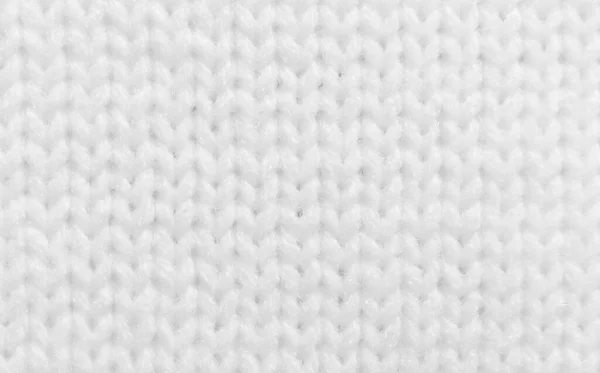 white wool texture of Knitting cloth background pattern made of knitting woolen thread