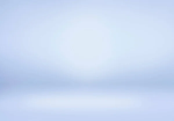 Abstract Studio Achtergrond Gradiënt Zachte Blauwe Muur Lege Kamer Template — Stockfoto