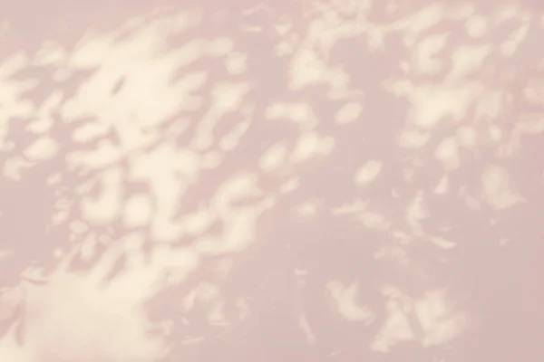 Αφηρημένη Ροζ Χρυσό Φως Bokeh Από Φυσικά Φύλλα Σκιά Φόντο — Φωτογραφία Αρχείου