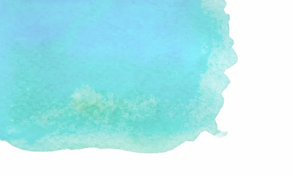 Abstract Blauw Aquarelpatroon Witte Achtergrond Handgetekende Aquarel Decoratie Vierkant Kunst — Stockfoto