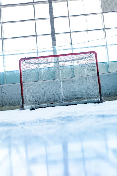 Pista Hockey Sobre Hielo Red Vacía —  Fotos de Stock