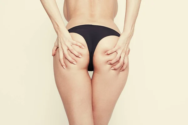 Sexy Kurven Süße Mädchen Hintern Ohne Cellulite — Stockfoto