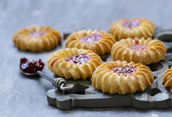 Biscotti Festivi Fatti Casa Dessert Dolcetti — Foto Stock