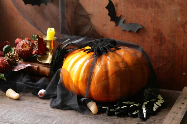 Натюрморт Осеннего Праздника Хэллоуин — стоковое фото