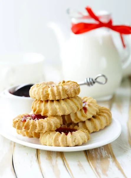 Biscoitos Festivos Caseiros Sobremesa Guloseimas — Fotografia de Stock