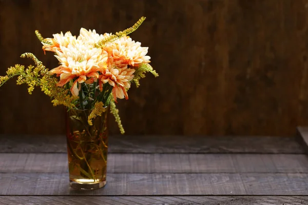 Herbst Blumen Komposition Für Dekor Hintergrund — Stockfoto