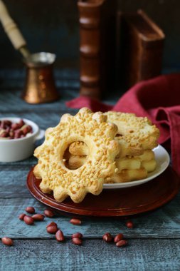 kurabiye kurabiye tatlı fıstık ile