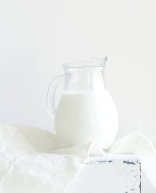 süt, beyaz natürmort Bisküvi Kurabiye