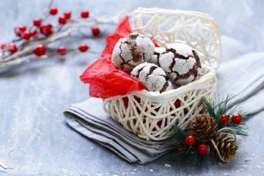 çeşitli tatil çerezleri Noel dekorasyon