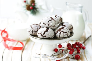 çeşitli tatil çerezleri Noel dekorasyon