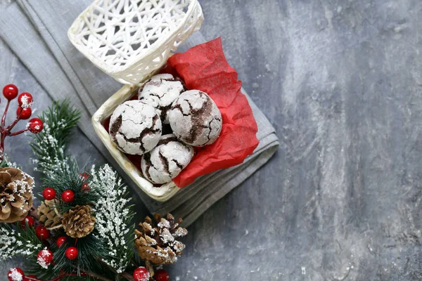 Divers Biscuits Noël Décorations Noël — Photo