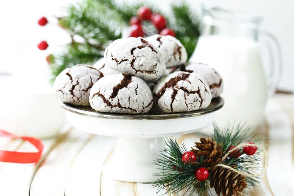 Různé Soubory Cookie Vánoční Výzdobu — Stock fotografie