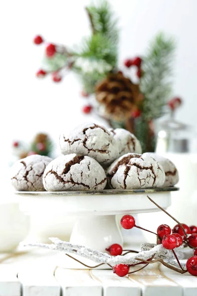 Varias Galletas Navideñas Decoraciones Navidad — Foto de Stock