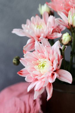 Sonbahar çiçek kompozisyon dekor arka planı için