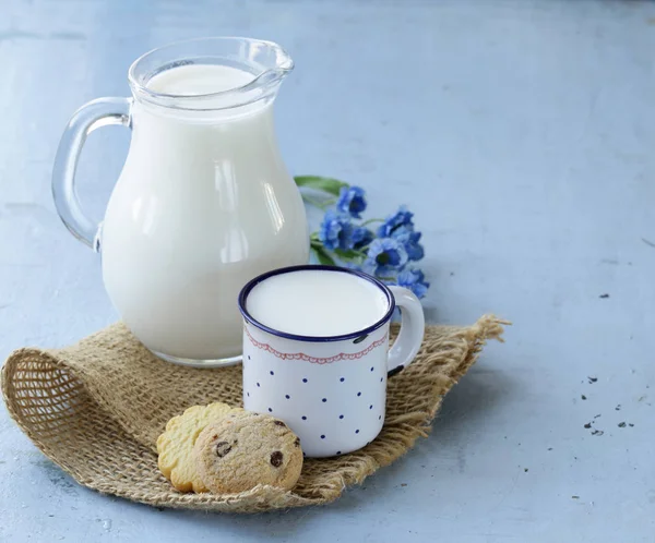 Natürliche Frische Bio Milch — Stockfoto