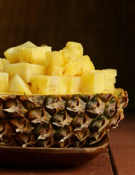 Dessert Süße Bio Ananas — Stockfoto