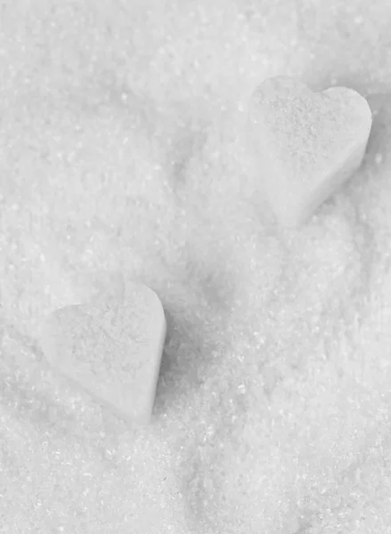 Белый Сахар Рафинированный — стоковое фото