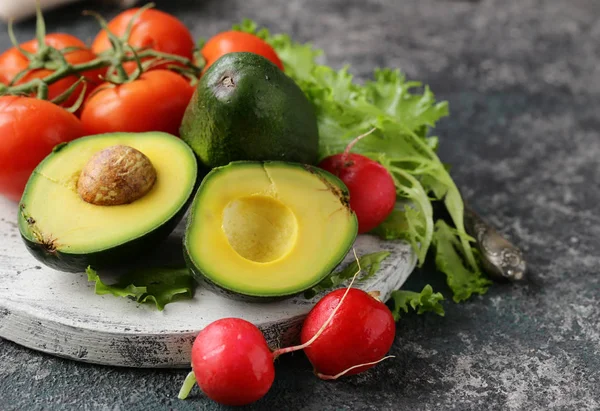 Verduras Orgánicas Frescas Para Una Alimentación Saludable — Foto de Stock