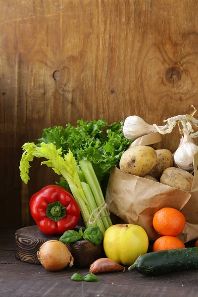 Bio Gemüse Vom Bauernmarkt — Stockfoto