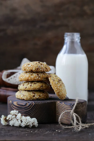 Biscuits Faits Maison Pour Dessert Traiter — Photo