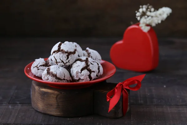 Biscoitos Caseiros Para Sobremesa Tratamento — Fotografia de Stock