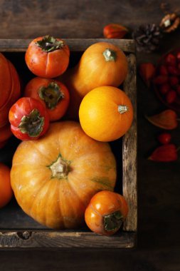 Balkabağı ve böğürtlenlerle dolu bir sonbahar