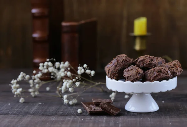 Homemade Chocolate Truffle Candy Sweets — Stock Photo, Image
