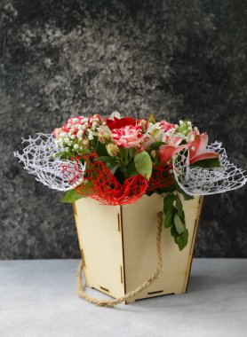 bahar çiçekleri güzel şenlikli buket