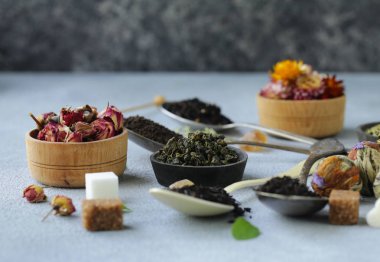 kaşık çay çeşitli