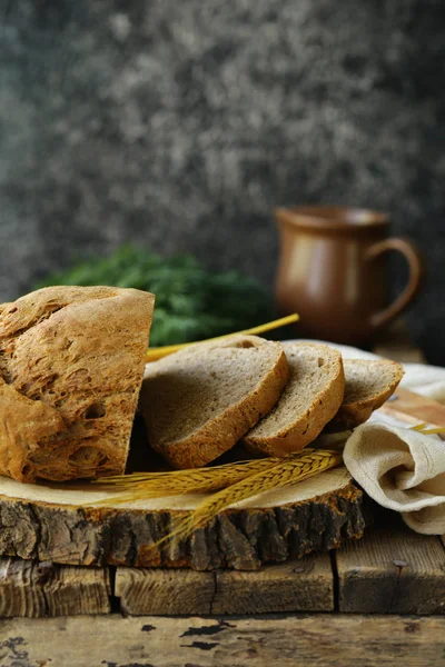 Rye Organic Homemade Bread — Stock Photo, Image